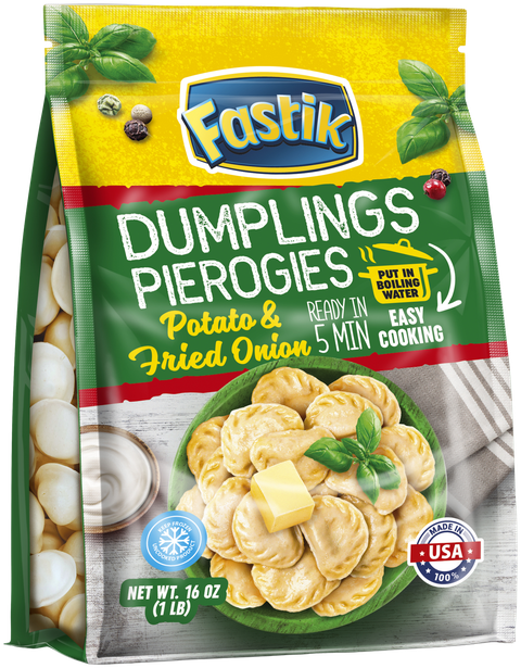 Potato & Fried Onion Pierogies, 1 lb